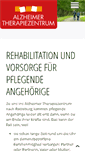 Mobile Screenshot of alzheimertherapiezentrum.de